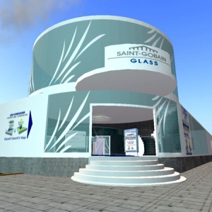 The new showroom of St. Gobain in Second Life